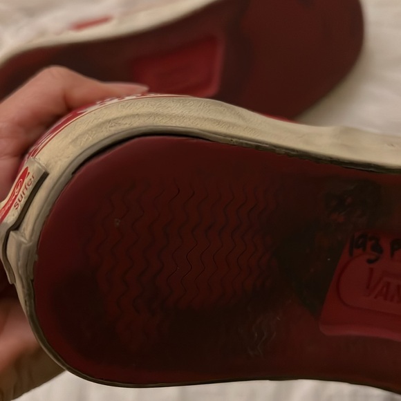 Vans Duke Kahanamoku Red and White Mens 5.5 Women’s 7 - Picture 9 of 9